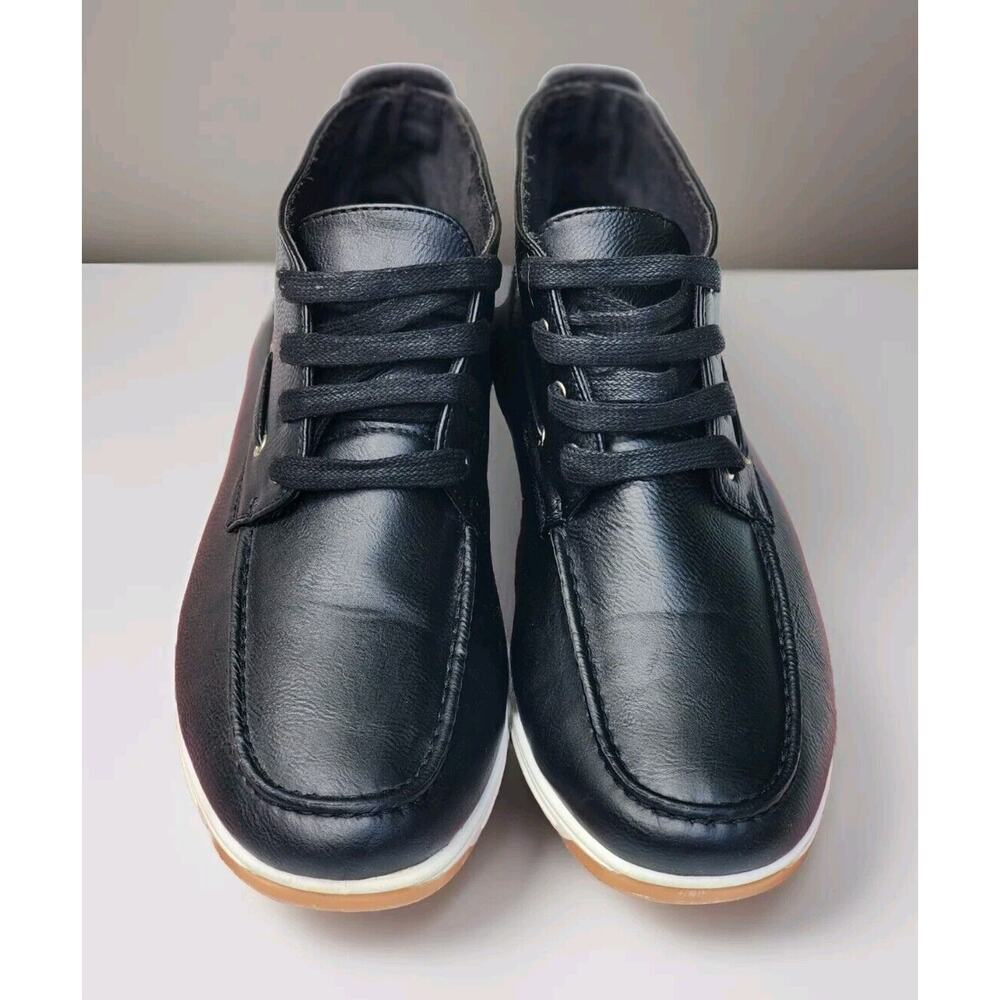 Rocawear Comfort Classic Men's Mid High Loafers Size 10 Black R-7225